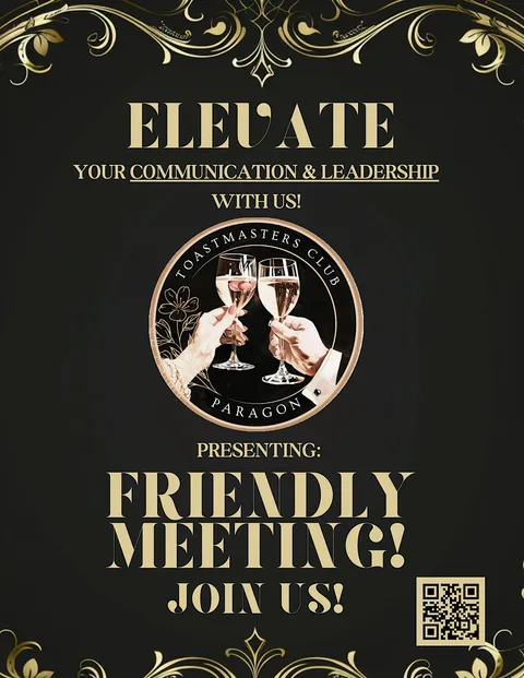 Paragon Toastmasters Club: Friendly Meeting