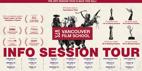 Vancouver Film School Info Session | Edmonton, AB, Nov. 19, 2026